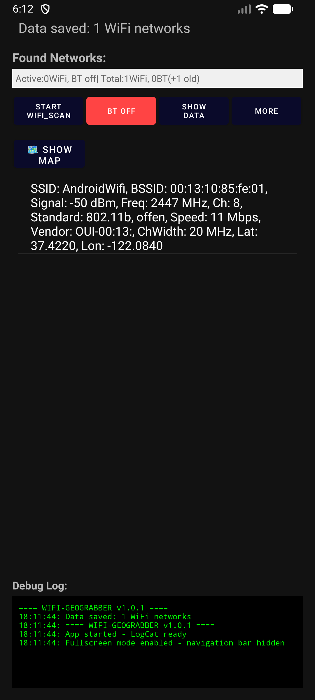 GeoGrabber Main UI v1.0.1