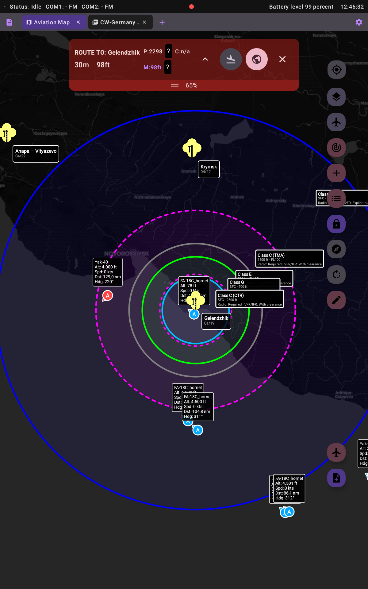First implementation parts for atc features