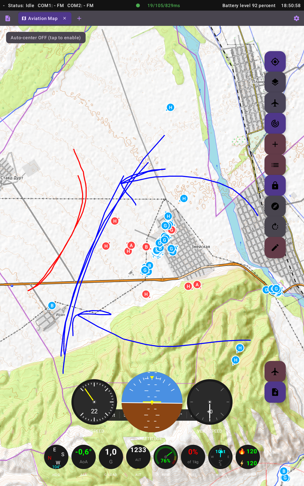 Full tactical live data Support